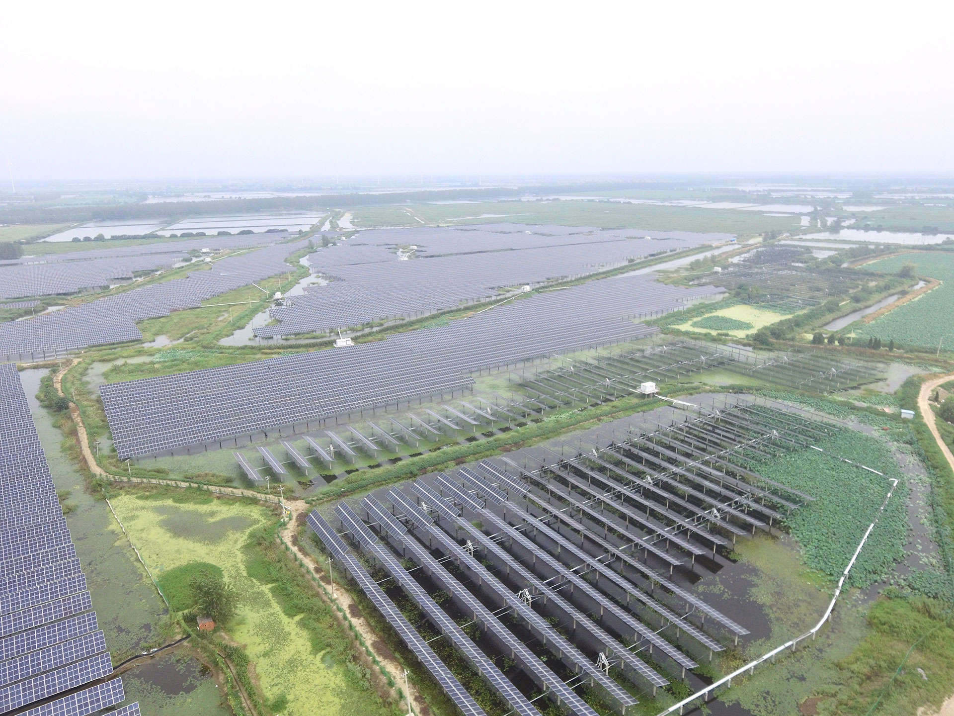 AG恒峰科技江蘇揚州寶應光伏發電應用領跑基地2號100兆瓦項目